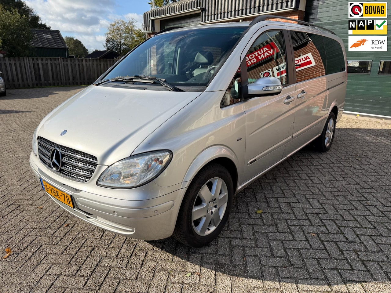 Mercedes-Benz Viano - 3.0 CDI V6! Dub-Cab 2x Schuif 1e Eigenaar NL-Bus YOUNGTIMER! - AutoWereld.nl