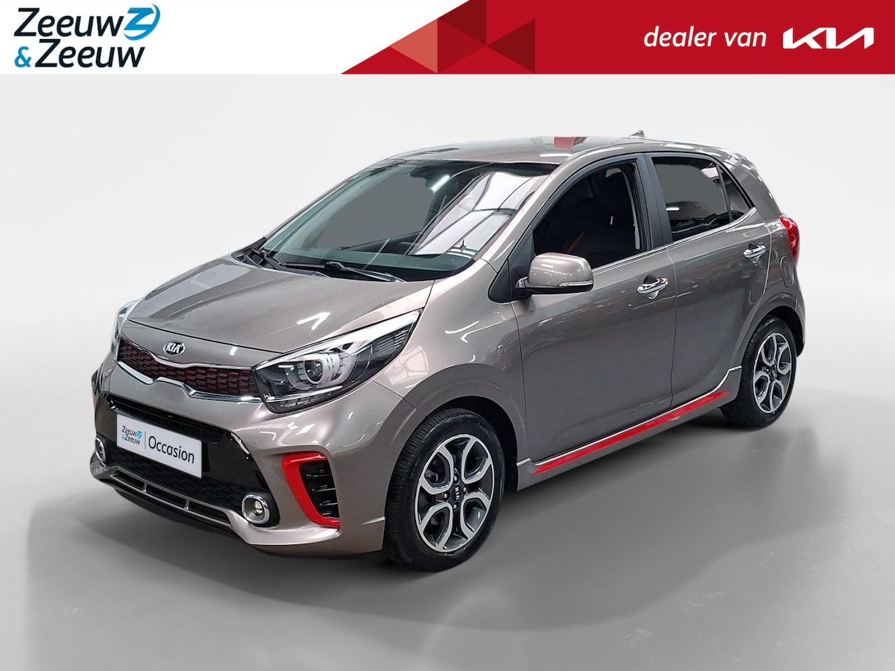Kia Picanto - GT-Line Edition Navigatie | Leder interieur | Sport model | Climate control | Lichtmetaal - AutoWereld.nl
