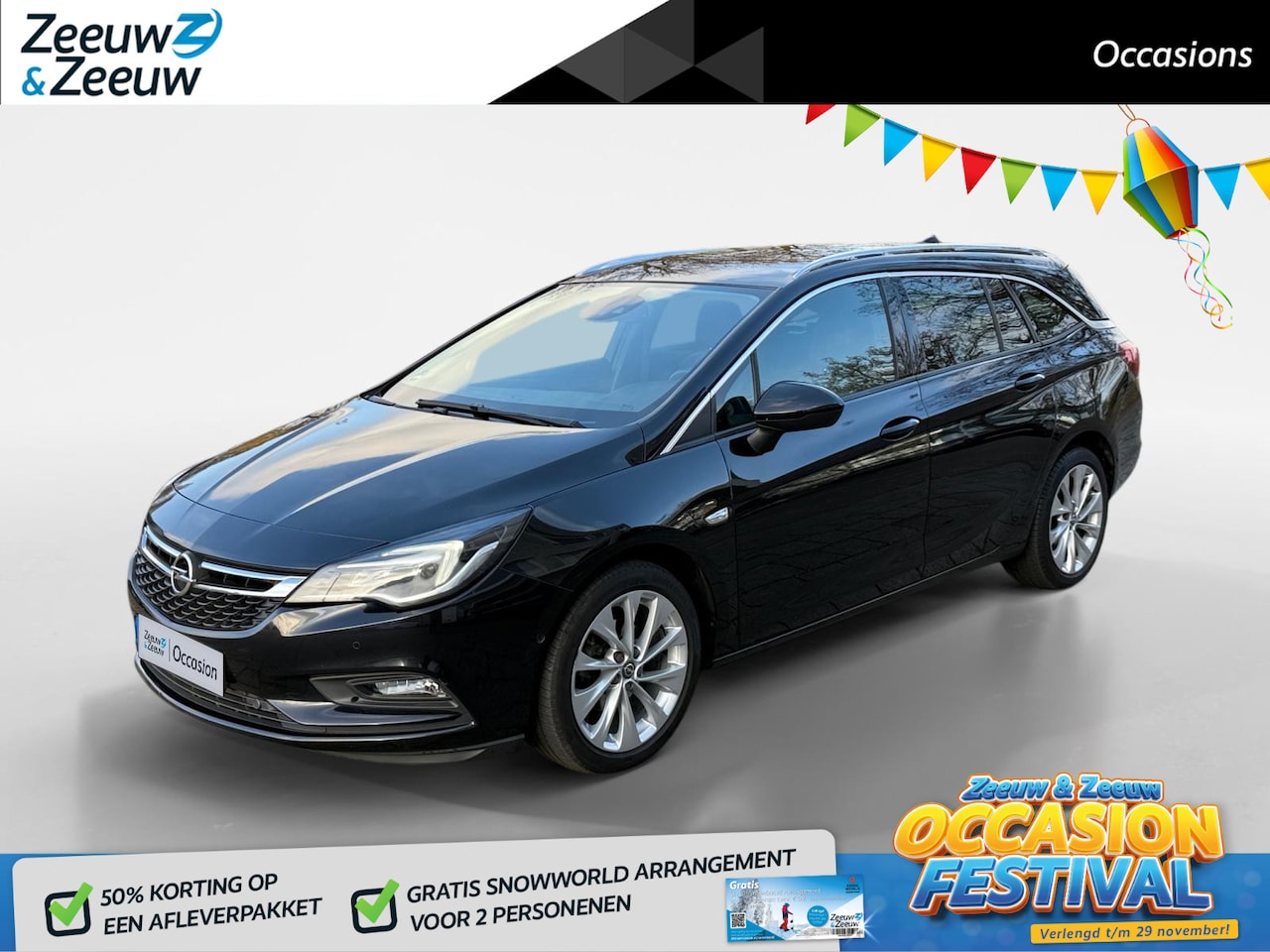 Opel Astra Sports Tourer - 1.4 Turbo Innovation | AUT | NAVI | STOEL/STUUR VERWARMING | TREKHAAK | ZEER LUXE | 1 JAAR - AutoWereld.nl