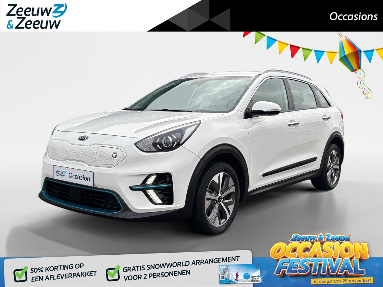Kia e-Niro - DynamicLine 64 kWh | LMV | NAVI | 1 JAAR GARANTIE - AutoWereld.nl