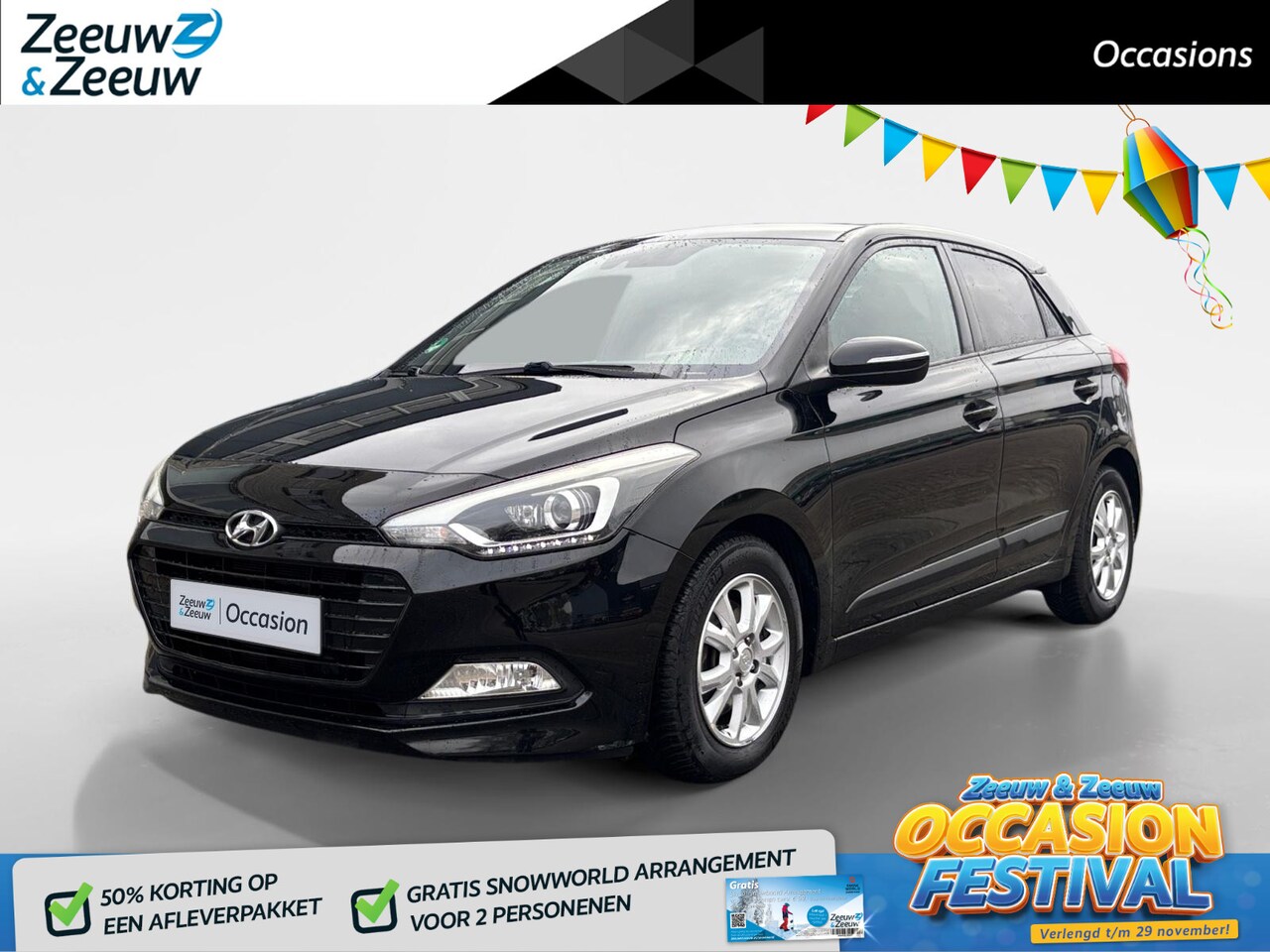 Hyundai i20 - 1.0 T-GDI Go! 2016 | AIRCO | LMV | MULTIMEDIA | 1 JAAR GARANTIE - AutoWereld.nl