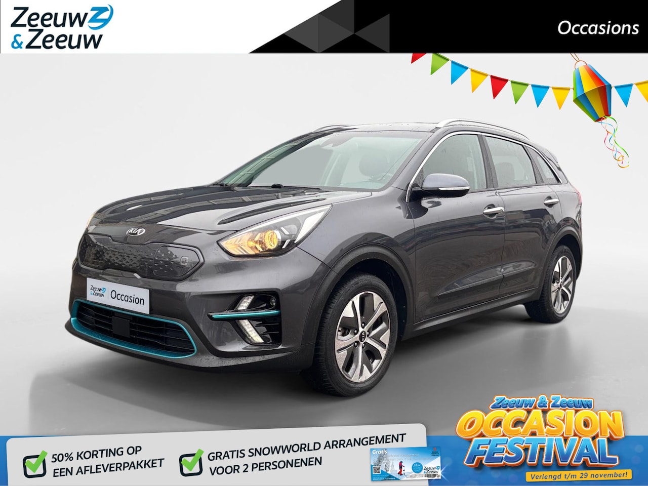 Kia e-Niro - DynamicLine 64 kWh | LMV | NAVI | 1 JAAR GARANTIE - AutoWereld.nl