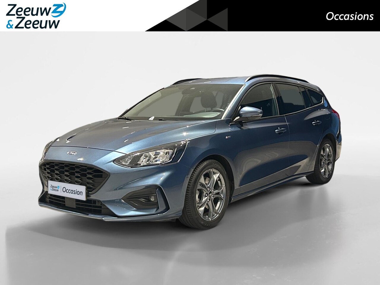 Ford Focus Wagon - 1.0 EcoBoost Hybrid ST Line Business 125pk | Dealer onderhouden | Stoel- stuur en voorruit - AutoWereld.nl