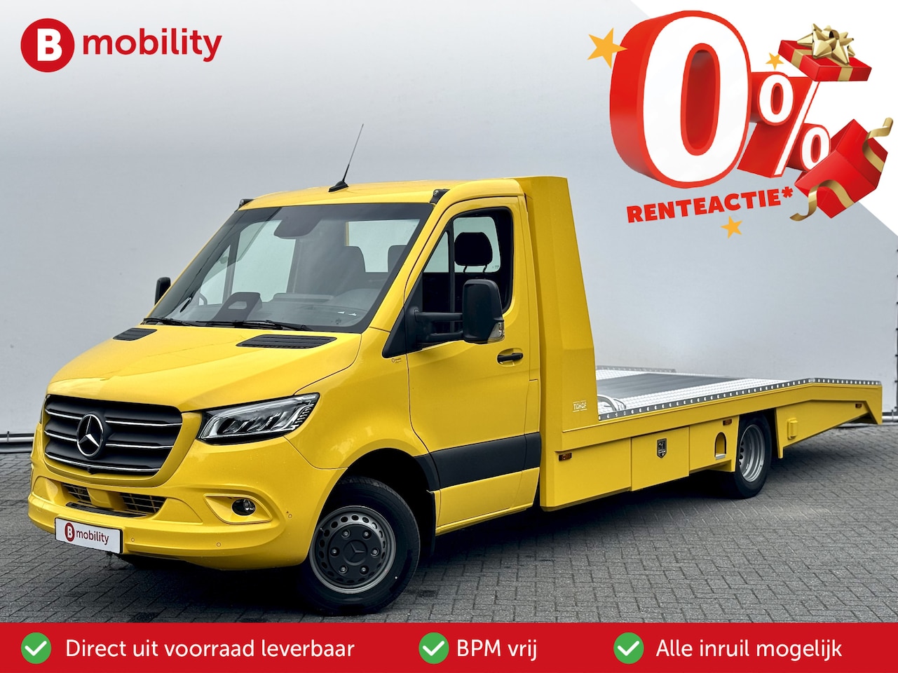 Mercedes-Benz Sprinter - 519 CDI Tijhof AluLiner V/A €32 Per Dag!! Luchtvering NIEUW! MJ.2025 Autotransporter/ Opri - AutoWereld.nl