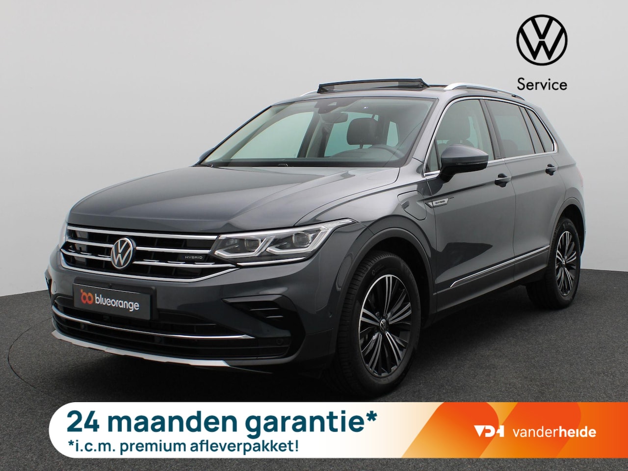 Volkswagen Tiguan - 1.4 TSI eHybrid Elegance 245PK DSG Pano-Schuifdak, Trekhaak, Volleder, Memorystoel, 360gr. - AutoWereld.nl