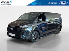 Ford Transit Custom - 320 2.5 PHEV L2H1 Black Platinum DC 233pk | 0, 99% rente | 5-Zits | Treeplanken | Dubbele