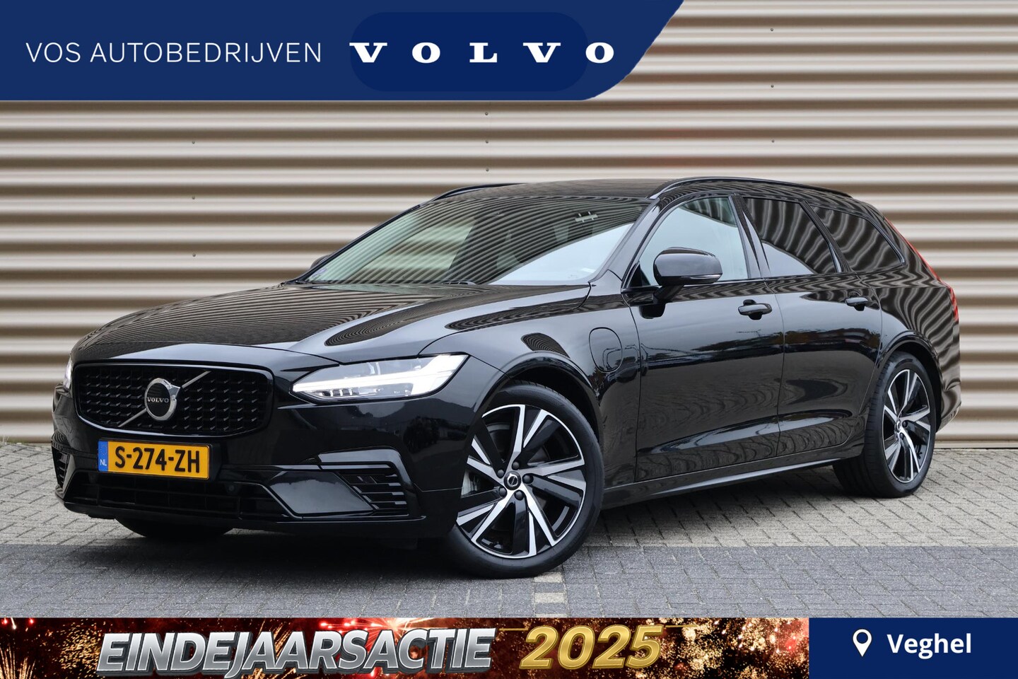 Volvo V90 - T6 Plug-in hybrid AWD Plus Dark | Harman Kardon audio | Getint glas - AutoWereld.nl