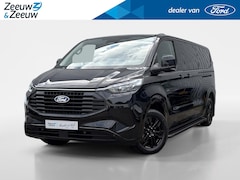Ford Transit Custom - 320 2.5 PHEV L2H1 Black Platinum DC | VOORRAAD | 0, 99% rente | Lederen bekleding | Dubbel