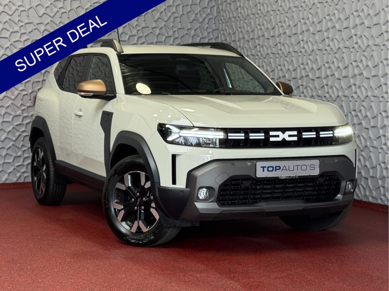 Dacia Duster - 1.6 HYBRID EXTREME SANDSTONE CAMERA CARLAY NAVI STOEL/STUUR/RUIT VERW. LED PDC - AutoWereld.nl