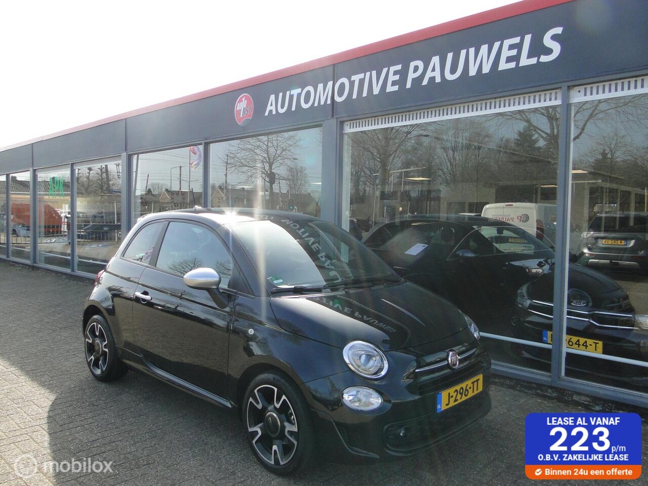 Fiat 500 - 1.0 Hybrid Rockstar 1.0 Hybrid Rockstar, handgeschakeld, 2020, 43201 km - AutoWereld.nl