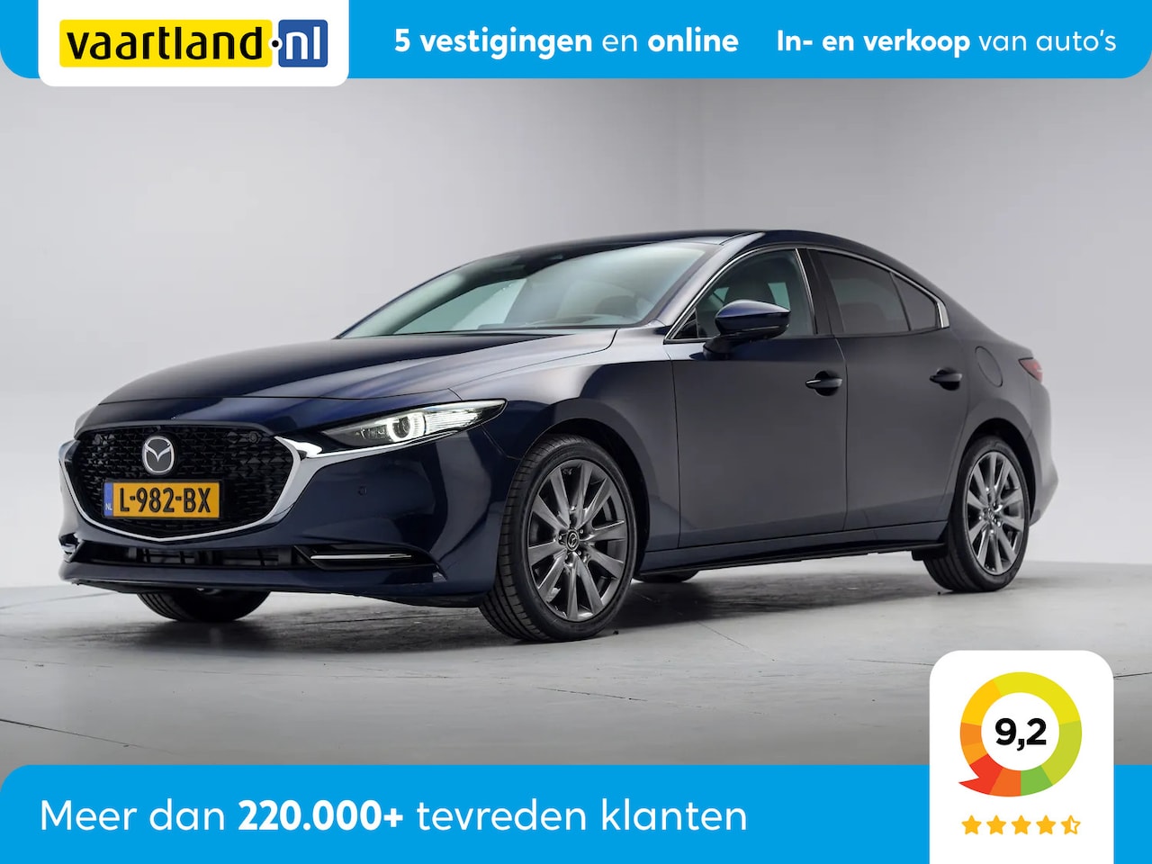 Mazda 3 - SkyActiv-X 180 Luxury [ LED Leder Navi Apple/Android ] - AutoWereld.nl