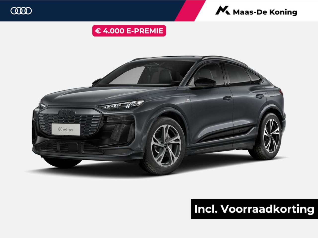 Audi Q6 Sportback e-tron - S edition performance 306 PK · Glazen panoramadak · Exterieurpakket zwart · Warmtewerend g - AutoWereld.nl