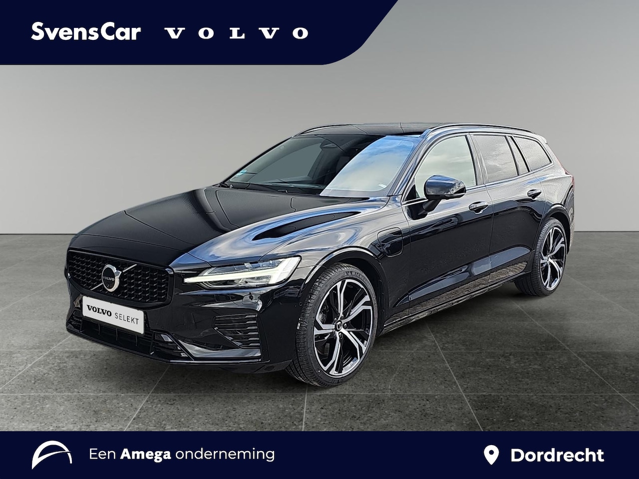 Volvo V60 - 2.0 T6 Plug-in hybrid AWD Ultra Dark | Sportstoelen | Head-up display | Panoramadak | Gela - AutoWereld.nl
