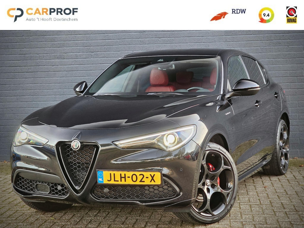 Alfa Romeo Stelvio - 2.0 T GME AWD Veloce / ROOD LEDER / CARPLAY / - AutoWereld.nl