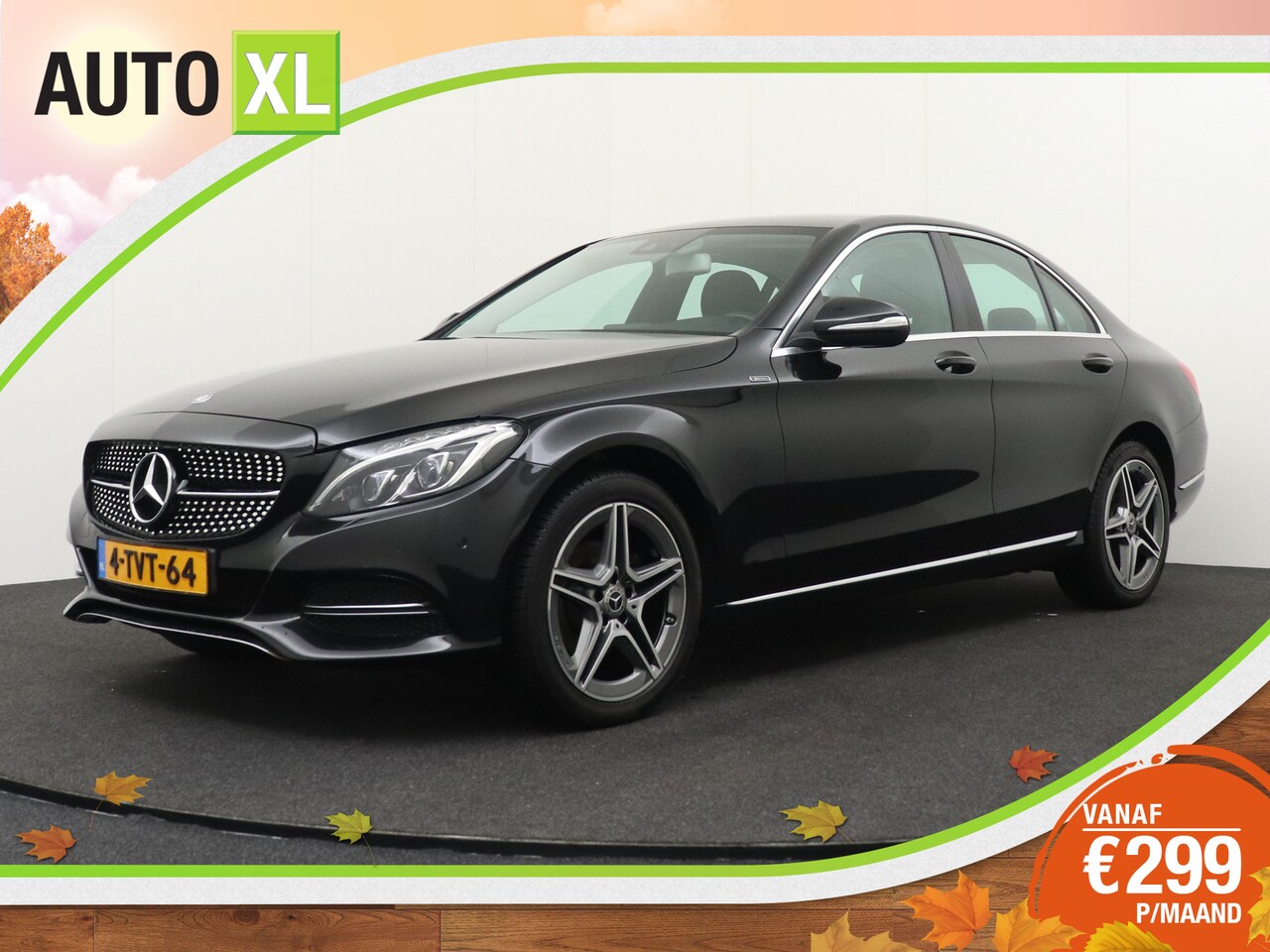 Mercedes-Benz C-klasse - 180 157 PK AMG-18'LMV Navi LED Elek.Stoelen - AutoWereld.nl