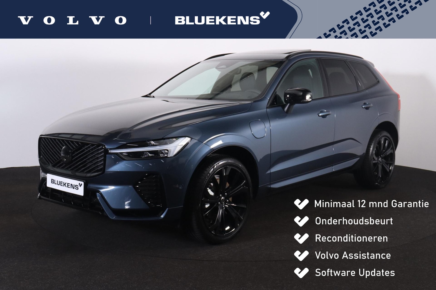 Volvo XC60 - T6 Recharge AWD Ultra Black Edition - Panorama/schuifdak - IntelliSafe Assist & Surround - - AutoWereld.nl