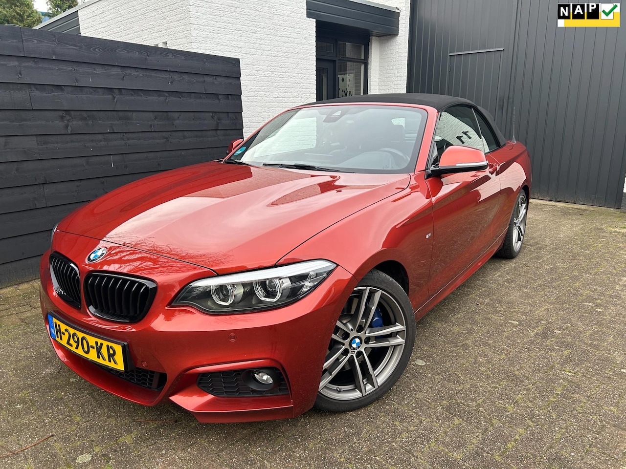 BMW 2-serie Cabrio - 220i High Executive Edition 220i High Executive Edition, M-Sport, Dealer onderhouden - AutoWereld.nl