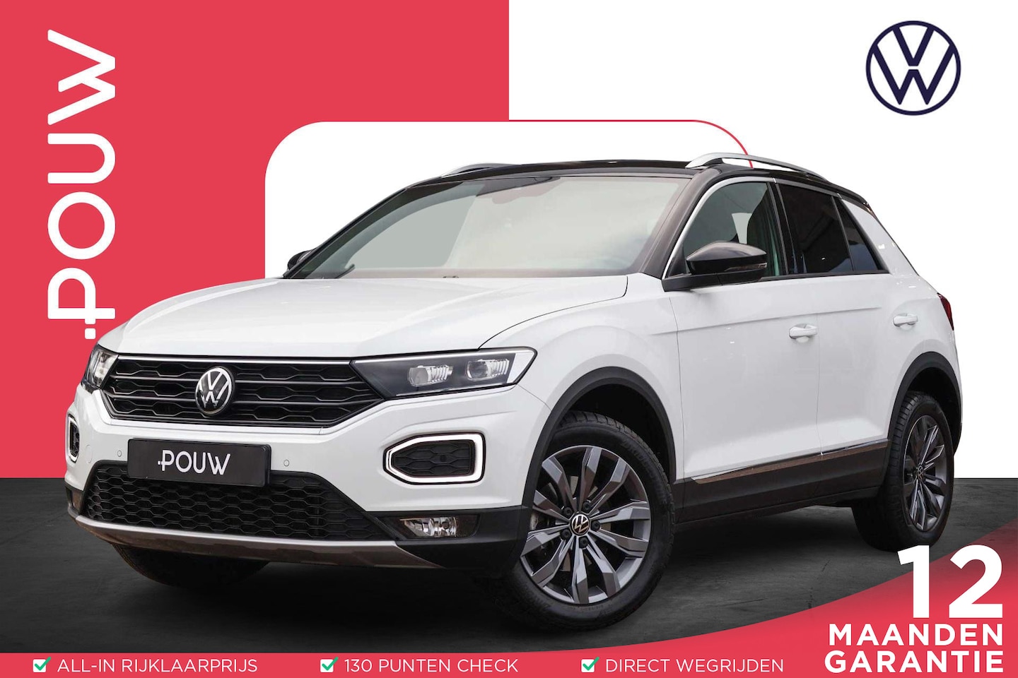 Volkswagen T-Roc - 1.5 TSI 150pk DSG Sport | Navigatie | Camera | PDC | Trekhaak - AutoWereld.nl