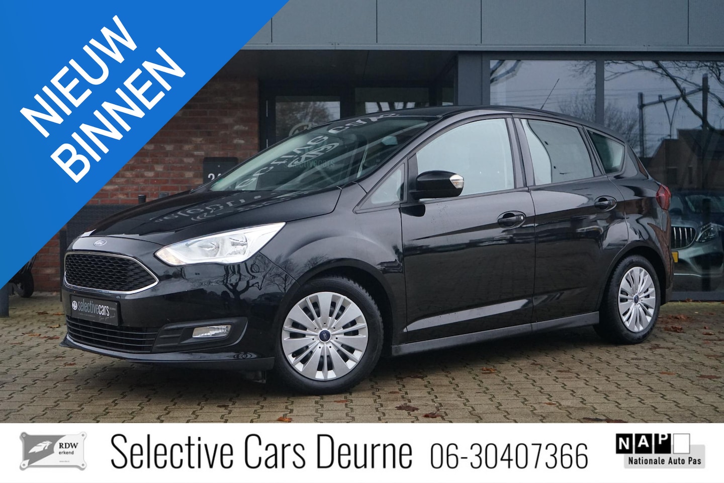 Ford C-Max - 1,0 EcoBoost 74kW Trend , Nieuwe Distributie, Cruise control, Garantie, 1e eigenaar! - AutoWereld.nl