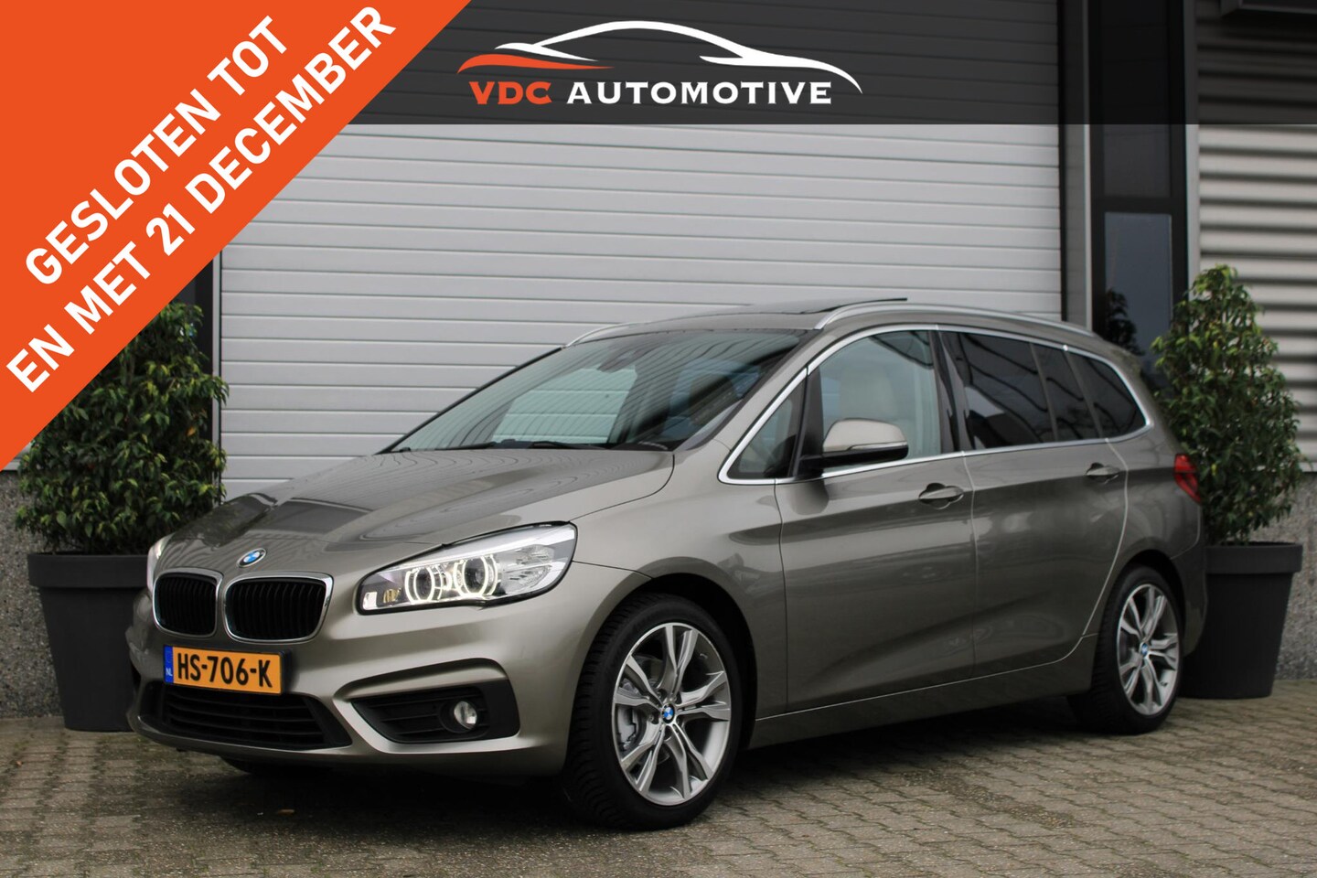 BMW 2-serie Gran Tourer - 216d 7 Persoons Pano | Leder Beige | Trekhaak | Navi | 7 Zitplekken | DAB - AutoWereld.nl