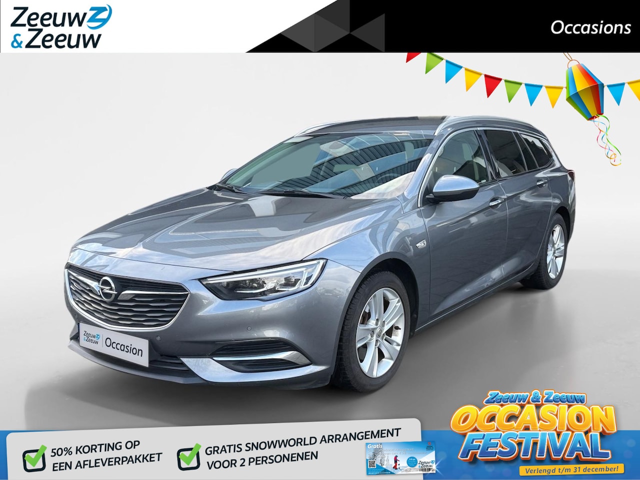 Opel Insignia Sports Tourer - 1.5 Turbo Innovation AIRCO APPLE CARPLAY/ANDROID AUTO NAVIGATIE STUUR CRUISE CONTROL VERWA - AutoWereld.nl