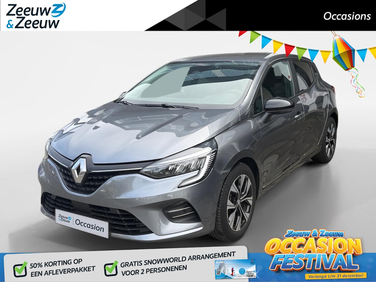 Renault Clio - 1.0 TCe 90 Evolution NAVI AIRCO PARKEERSENSOREN LM VELGEN APPLE CARPLAY ANDROID AUTO CRUIS - AutoWereld.nl
