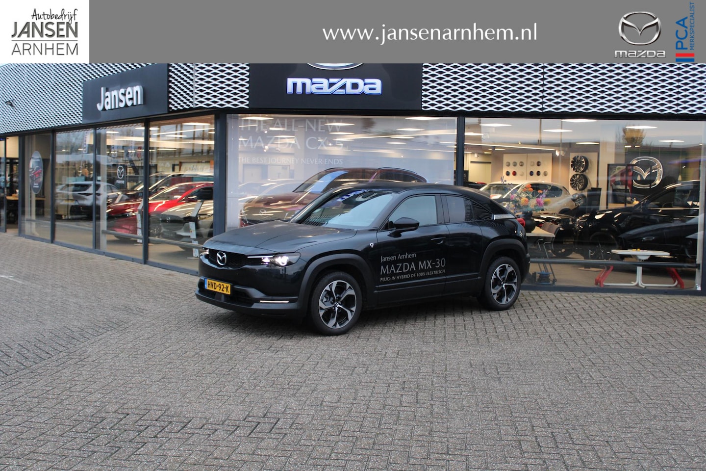 Mazda MX-30 - E-Skyactiv R-EV 170 Advantage e-SkyActiv R-EV 170 Advantage , Demovoordeel € 10.190-, Adap.Cruise, Navi, Apple Carplay, - AutoWereld.nl