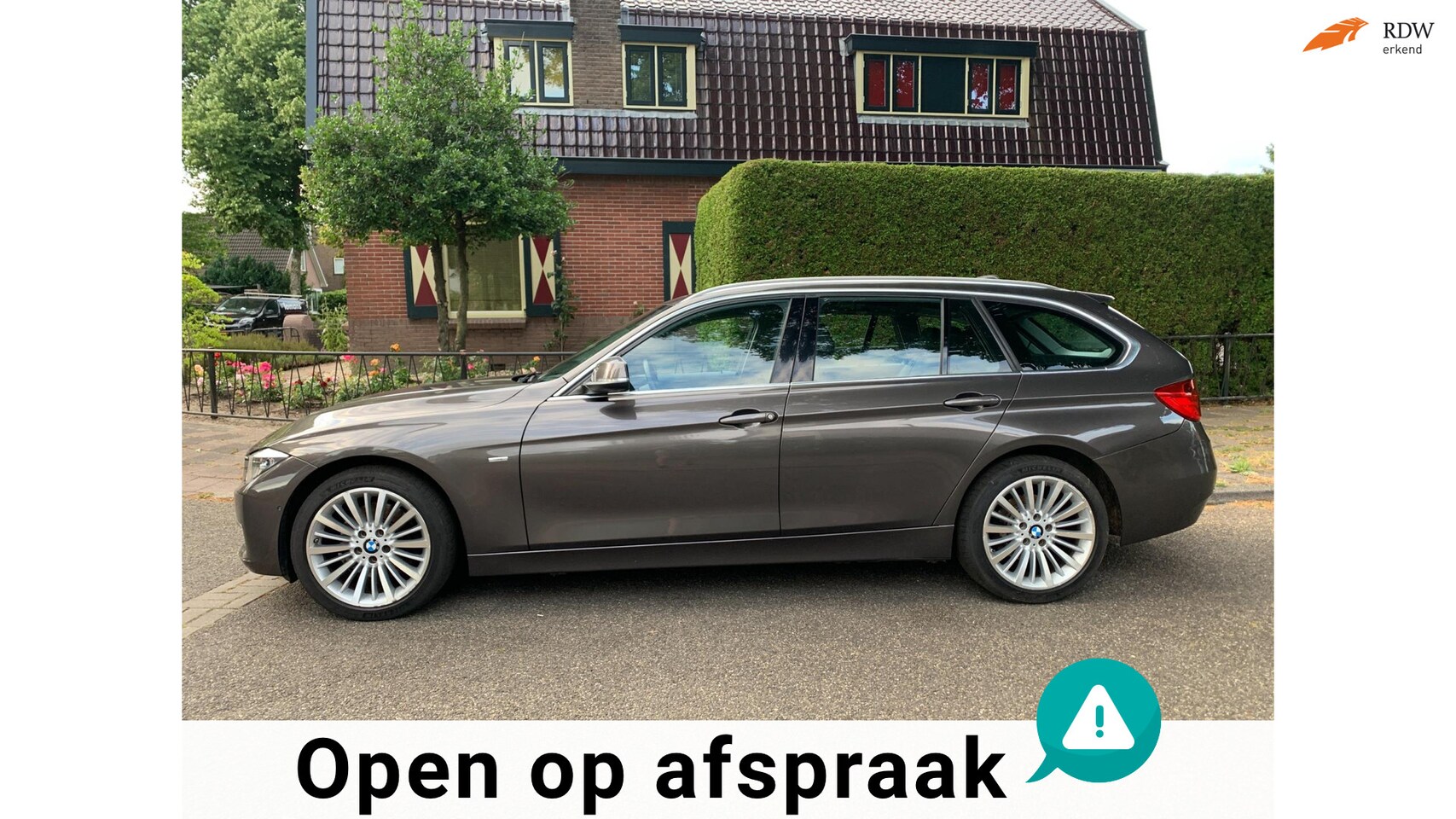 BMW 3-serie Touring - 328i xDrive 245PK AWD Aut leder navig camera keyless PDC cruise clima - AutoWereld.nl