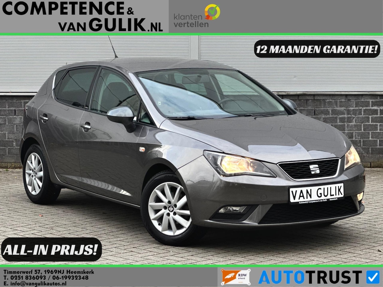 SEAT Ibiza - 1.2 TSI Style Connect | Carplay | Halfleder | Climate control | - AutoWereld.nl