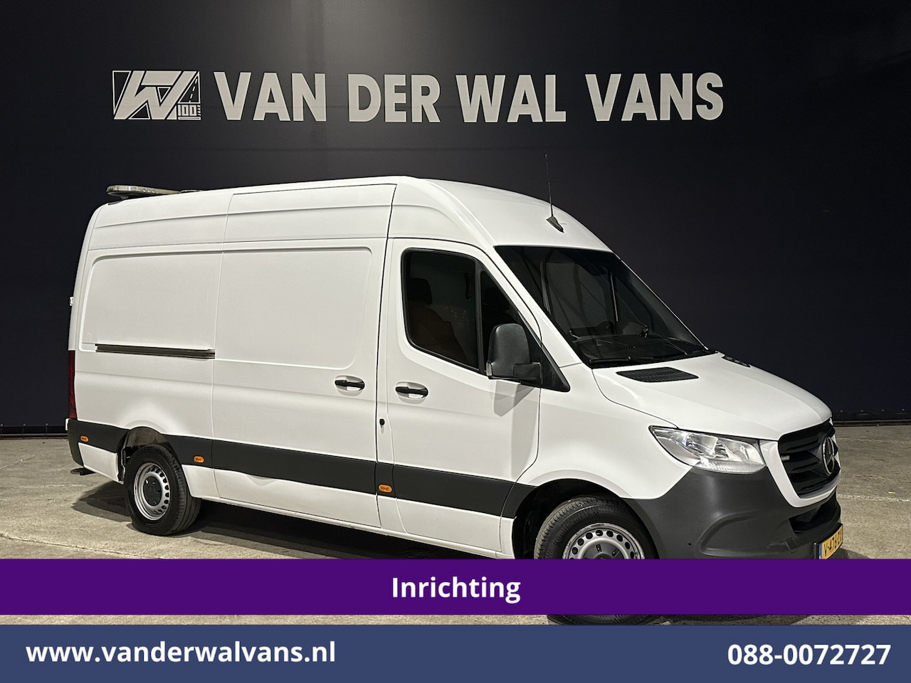 Mercedes-Benz Sprinter - 316 CDI 164pk 3500kg Trekhaak L2H2 Inrichting Euro6 Airco | Trilplaatlift | Omvormer | Cam - AutoWereld.nl