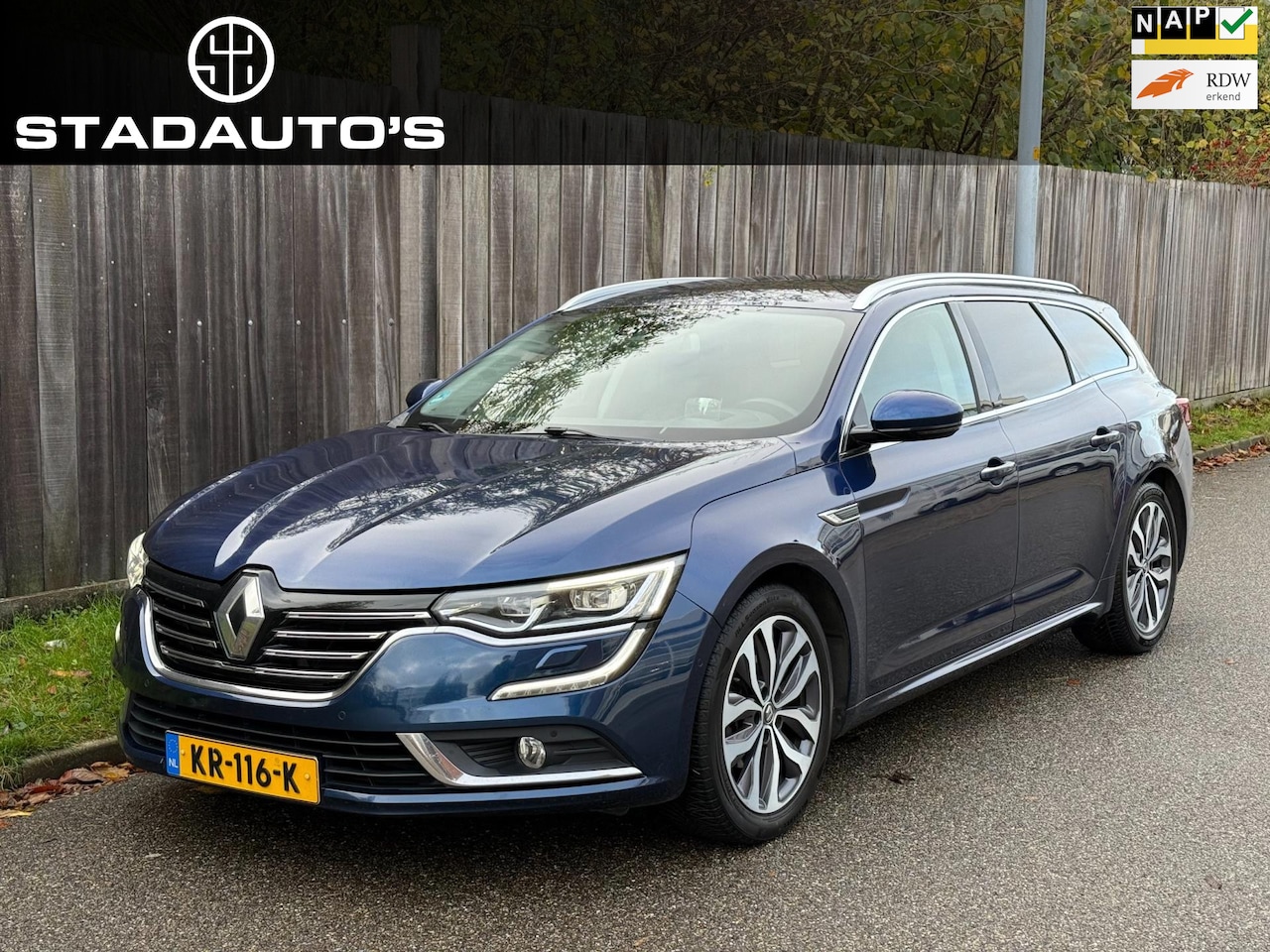 Renault Talisman Estate - 1.5 dCi Intens BOSE|LEDER|4Control|NAP! - AutoWereld.nl