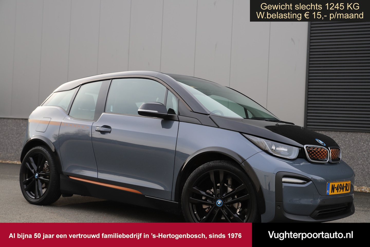 BMW i3 - Unique Forever Edition 120Ah 42 kWh Carplay/ Storm Bay metallic - AutoWereld.nl