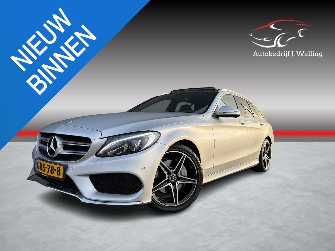 Mercedes-Benz C-klasse Estate - 180 Sport Edition AMG / pano / led / camera Mercedes-Benz C-klasse Estate 180 Sport Editio - AutoWereld.nl