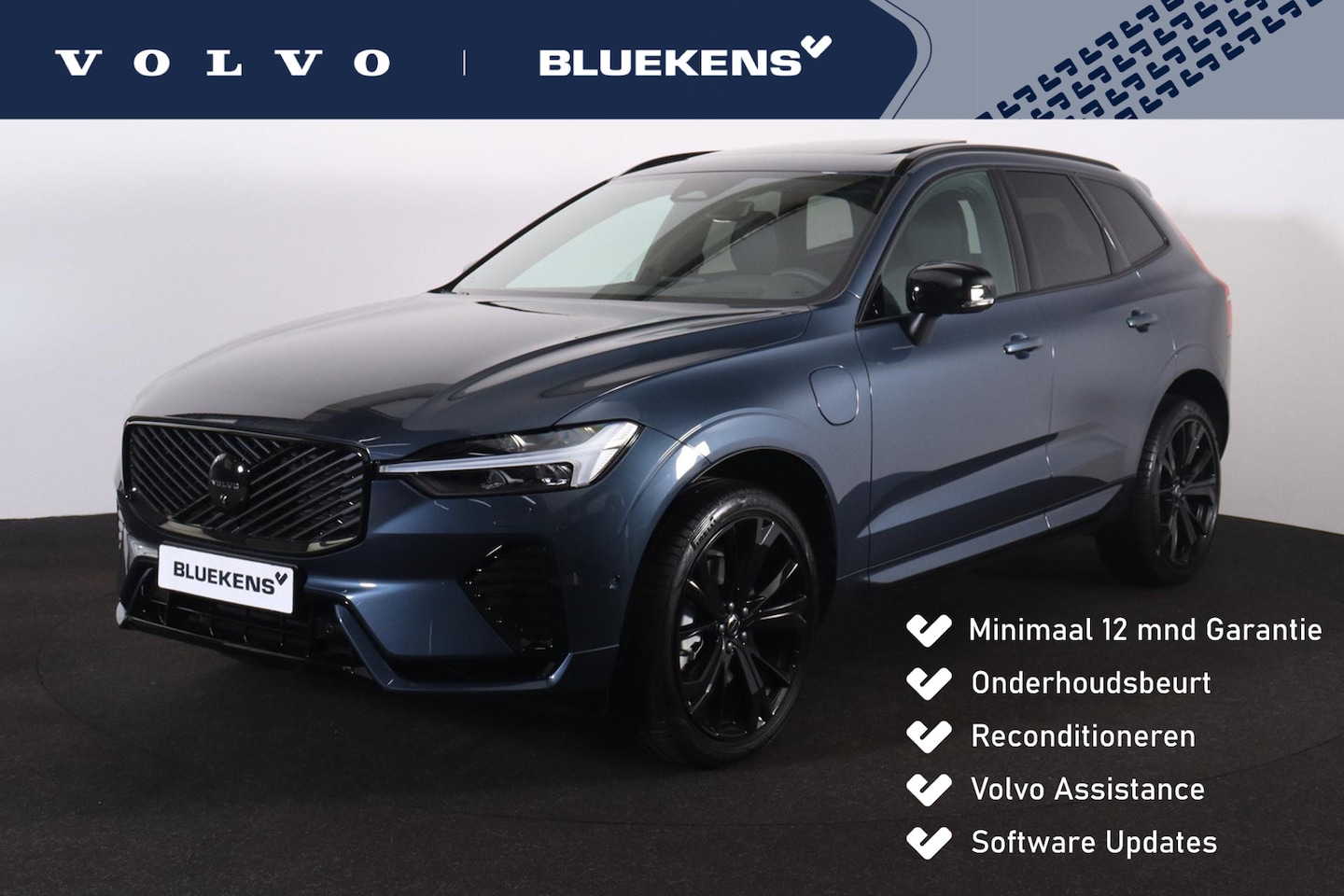 Volvo XC60 - T6 Recharge AWD Plus Black Edition - Panorama/schuifdak - IntelliSafe Assist & Surround - - AutoWereld.nl