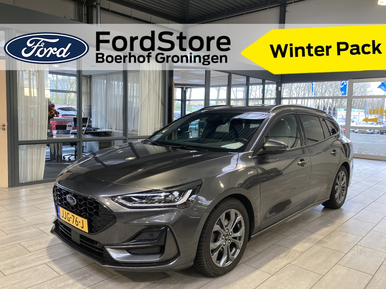Ford Focus Wagon - EcoBoost Hybrid 125 pk ST Line | Winter Pack | 4 seiz. banden | Navi | Clima | Cruise | Dr - AutoWereld.nl