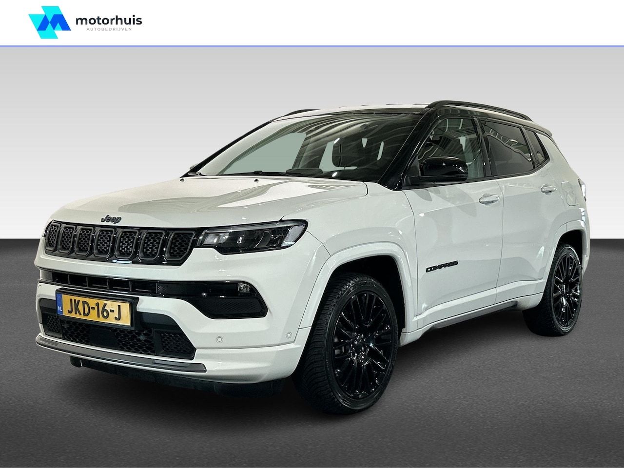 Jeep Compass - 1.3T 4XE 240pk 4WD PHEV S | 19'' Zwarte LMV | Lederen Bekleding | Stoel + Stuurverwarming - AutoWereld.nl