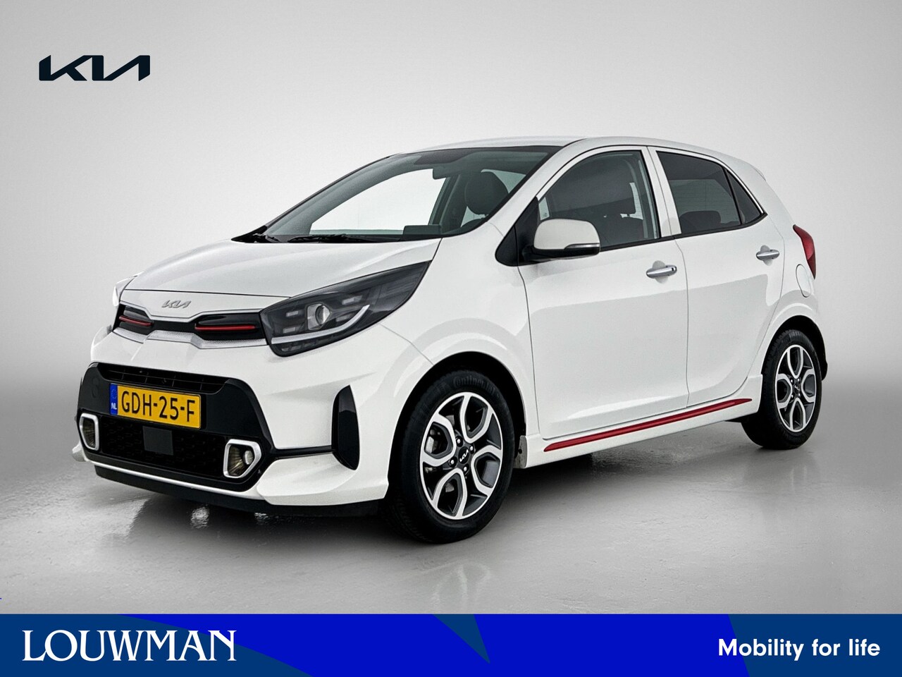 Kia Picanto - 1.0 DPi GT-Line Lederen bekleding | Navigatie | Cruise Control | Climate control | Achteru - AutoWereld.nl
