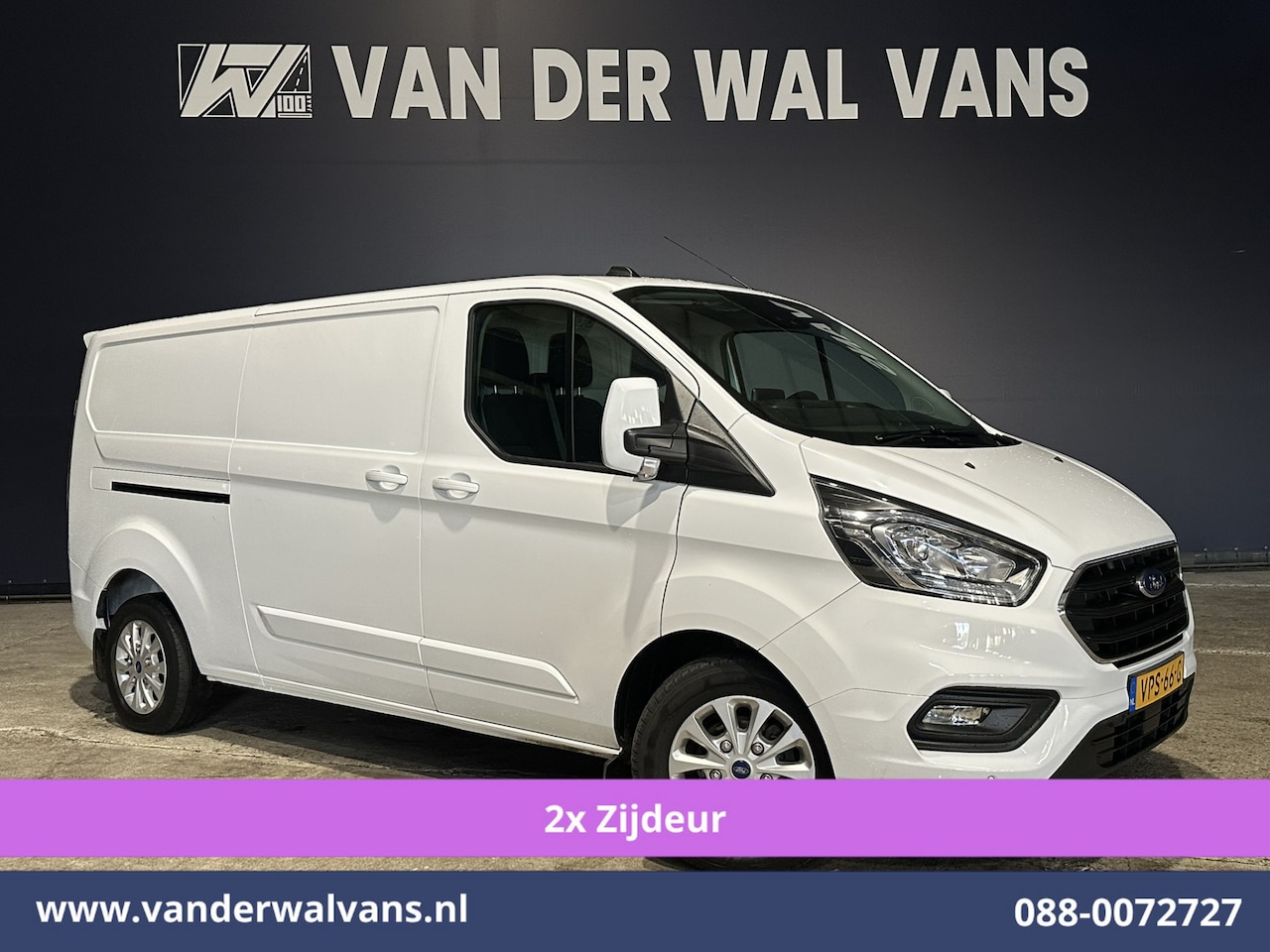 Ford Transit Custom - 2.0 TDCI 170pk L2H1 Euro6 Airco | 2x zijdeur | Camera | Navigatie | Apple Carplay | LED | - AutoWereld.nl