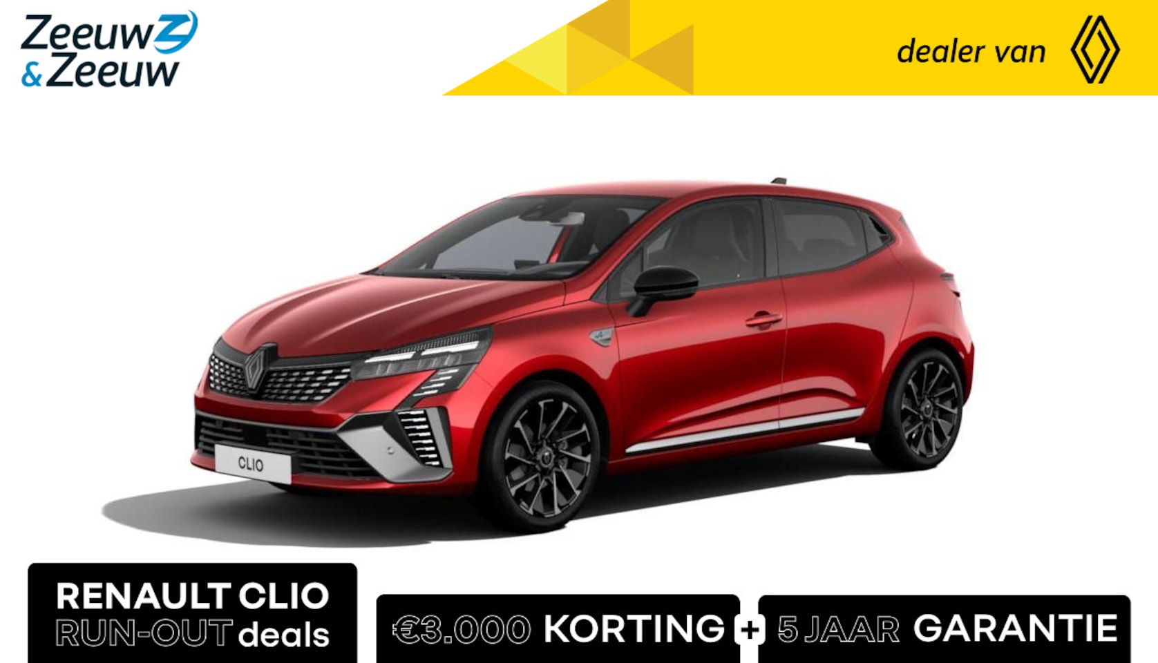 Renault Clio - 1.6 E-Tech Full Hybrid 145 esprit Alpine * CLIO RUN OUT ACTIE, € 3.000,- KORTING * 5 JAAR - AutoWereld.nl