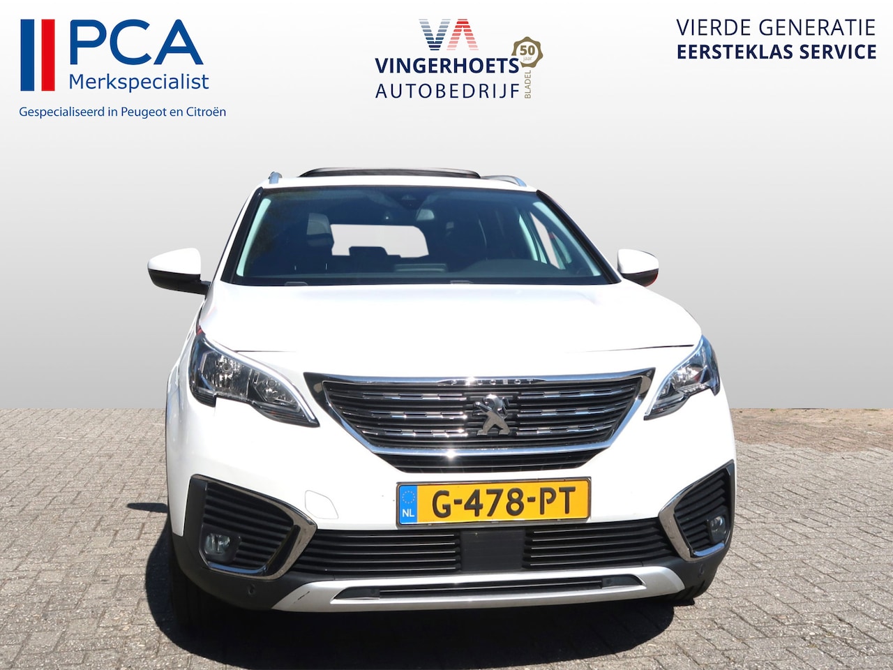Peugeot 5008 - Superluxe 7-Persoons 130 Pk Benzine * Open Schuifdak * 1/2 Lederen Interieur * Voor en Ach - AutoWereld.nl