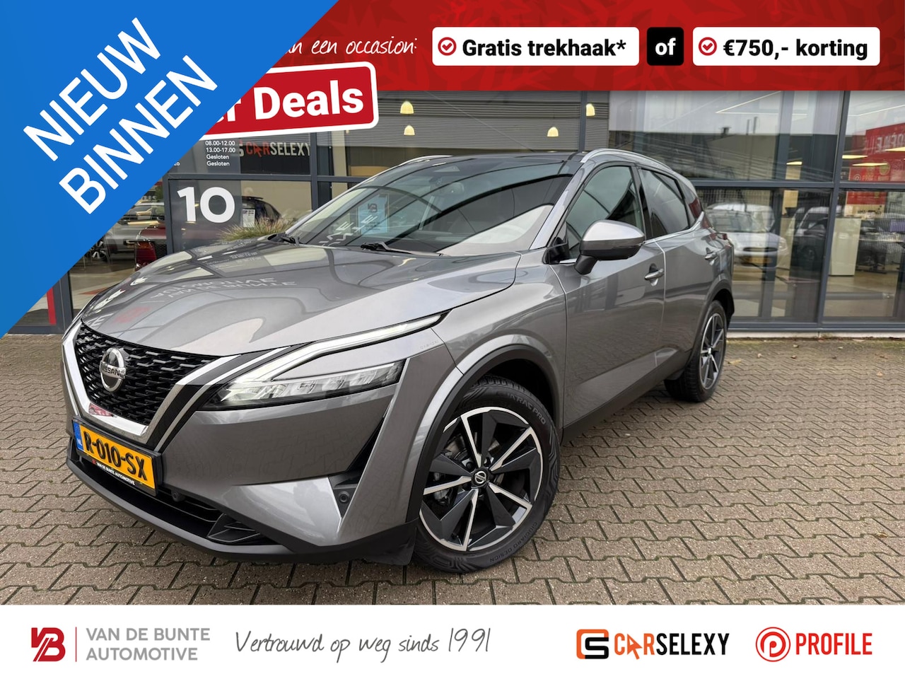 Nissan Qashqai - 1.3 MHEV Tekna *Trekhaak & ACC* - AutoWereld.nl