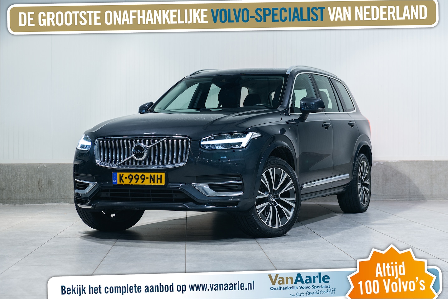 Volvo XC90 - T8 Aut. Plug-in hybrid Inscription ACC Keyless Leder 360camera 390pk - AutoWereld.nl