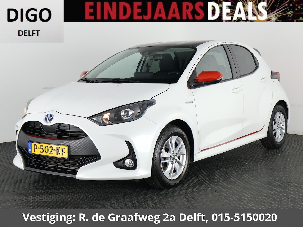 Toyota Yaris - 1.5 Hybrid Active + Coral Red Pack | 1e eigenaar | Apple Carplay & AndroidAUTO | Camera | - AutoWereld.nl