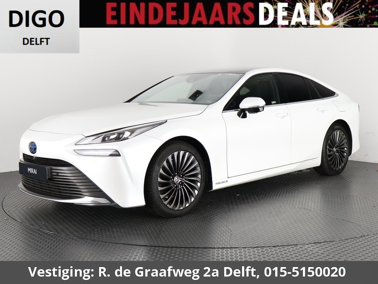 Toyota Mirai - Prestige H2O Waterstof | Panoramadak | Navigatie | Camera | Leder | - AutoWereld.nl