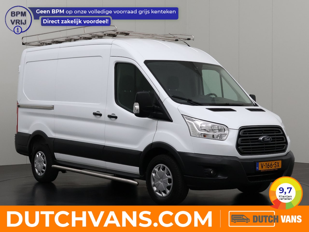 Ford Transit - 2.0TDCI L2H2 Imperiaal | Trekhaak | Kastinrichting | Airco | Cruise | 3-Persoons - AutoWereld.nl