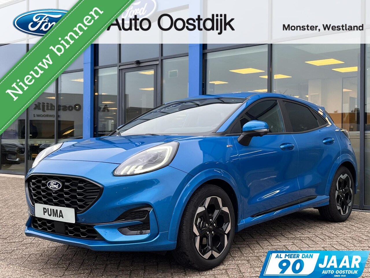 Ford Puma - 1.0 EcoBoost Hybrid ST-Line X 155PK Automaat Afn. Trekhaak Panodak Winterpack Adaptieve Cr - AutoWereld.nl