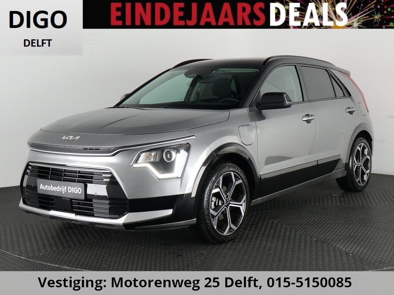 Kia Niro - 1.6 PHEV DYNAMIC-SPORTS 183 PK GARANTIE TOT 5-2033 ZEER ZUINIG. CAMERA. PARKEERSENSOREN V+ - AutoWereld.nl