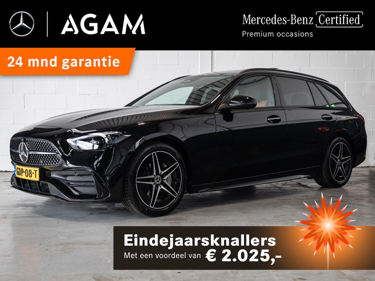 Mercedes-Benz C-klasse Estate - 180 AMG Line Premium | Panorama dak | Trekhaak - AutoWereld.nl