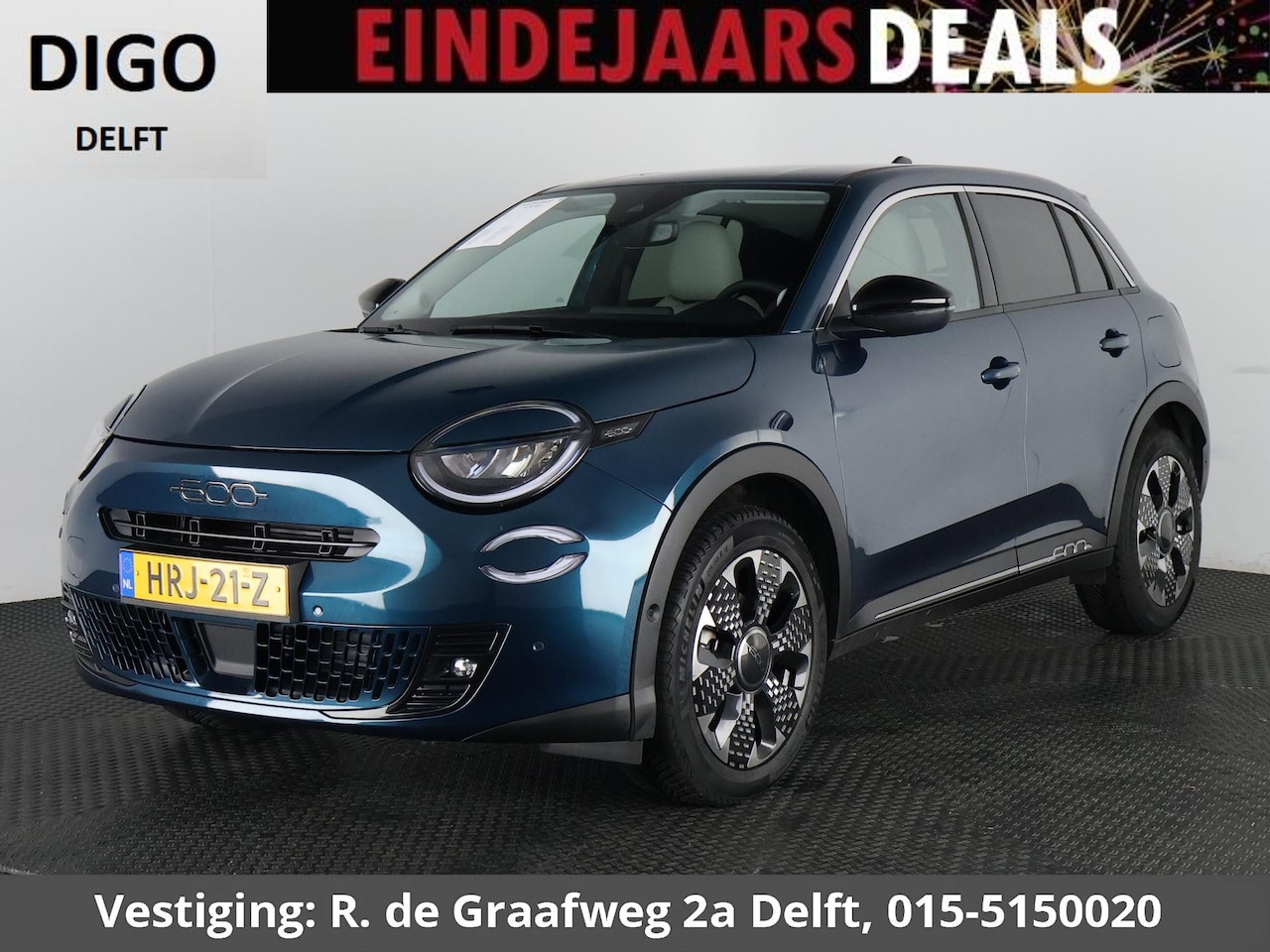 Fiat 600 - 1.2 Hybrid La Prima | Apple Carplay & AndroidAUTO | Dodehoek detectie | Parkeersensoren - AutoWereld.nl