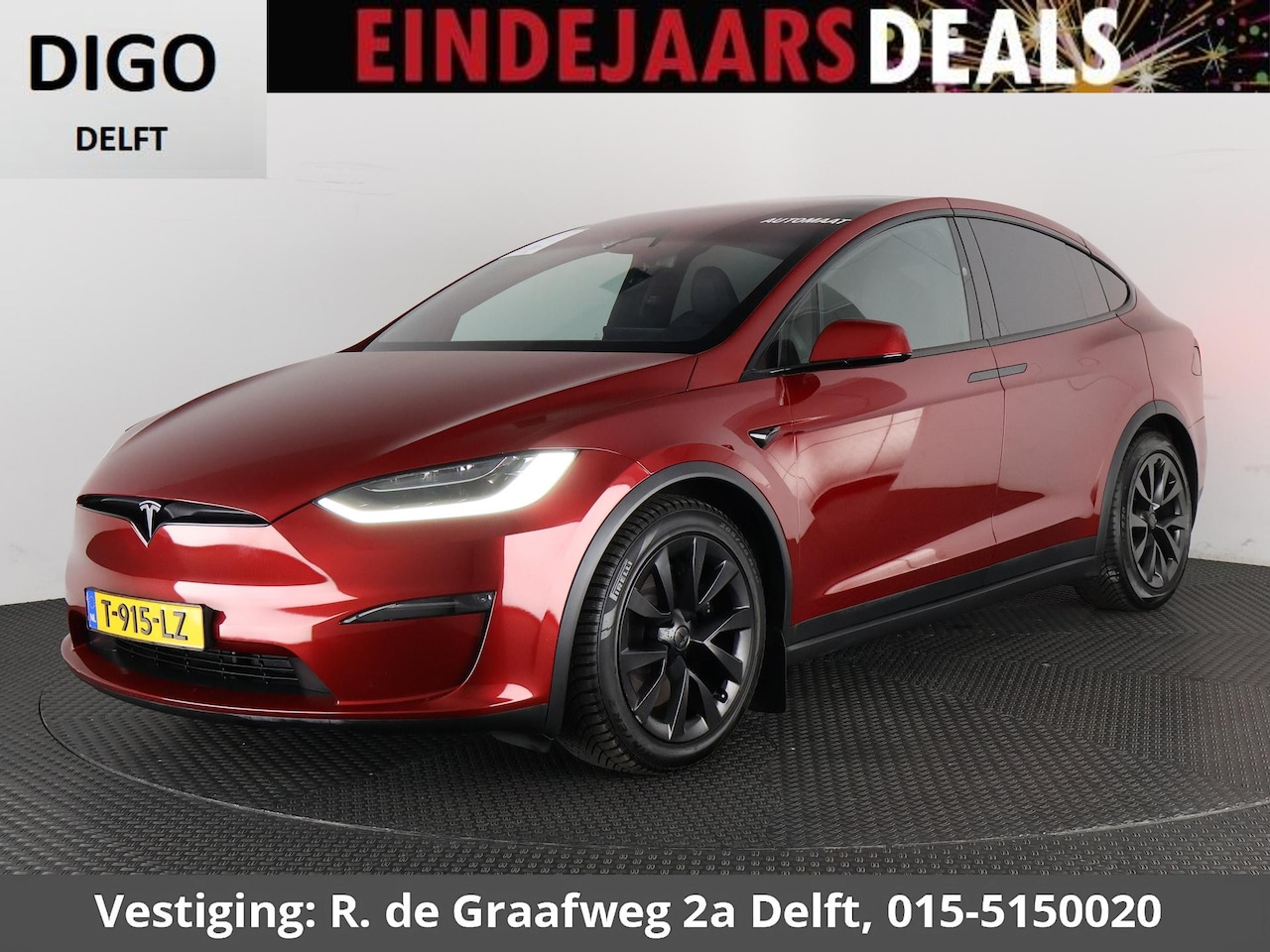 Tesla Model X - Dual Motor AWD 100 kWh (670 PK!) | Navigatie | Leder | Stoelverwarming | - AutoWereld.nl